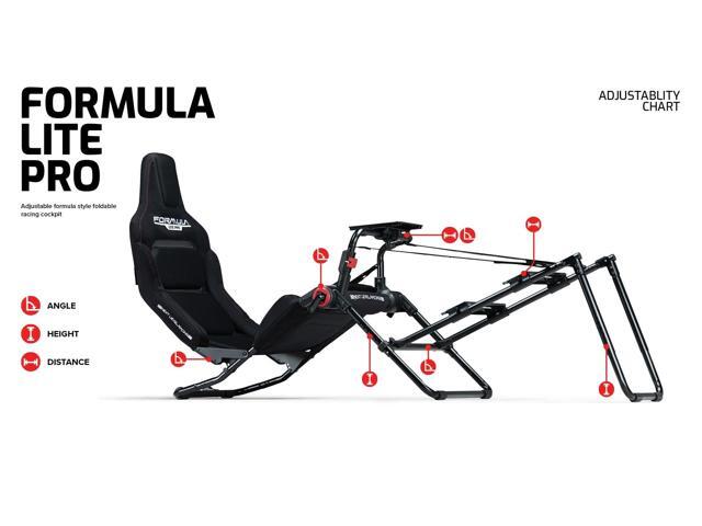 Next Level Racing - Formula Lite Pro Foldable Racing Cockpit - Black - image 9