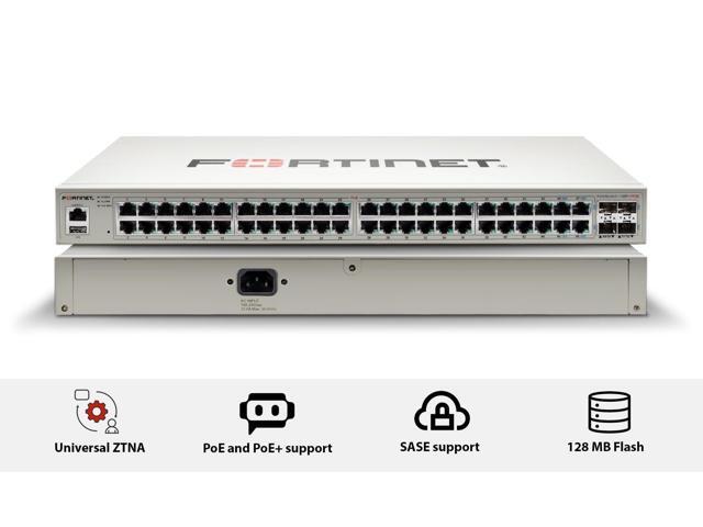 Fortinet FortiSwitch-148F, Layer 2 FortiGate switch controller compatible switch with 48 GE RJ45 + 4 10G SFP+ ports FS-148F