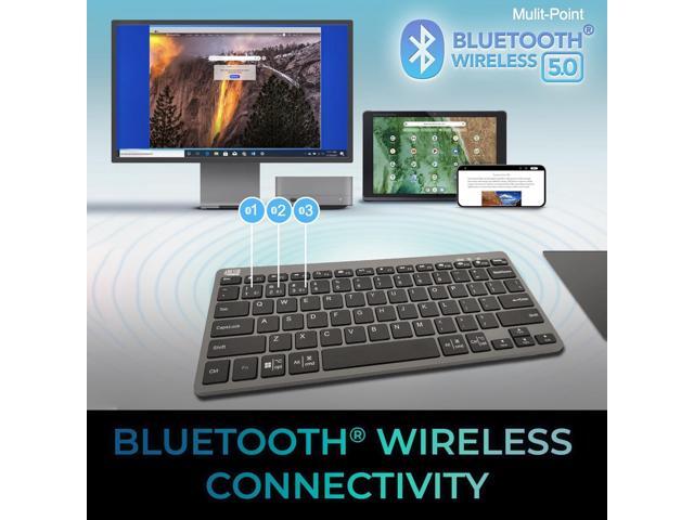 Adesso EasyTouch Bluetooth Wireless Keyboard with CoPilot AI Hotkey - Black - image 12