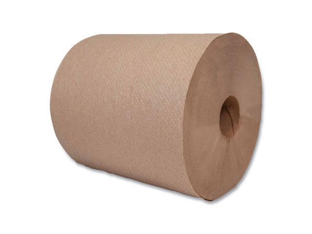Hard Wound Towel 1 Ply 8' x 700 ft Kraft 6/Carton 6700R