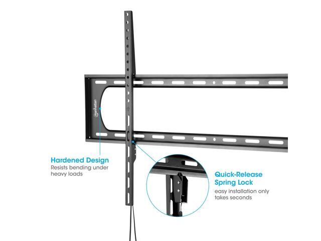Manhattan Heavy-Duty Low-Profile Large-Screen Fixed TV Wall Mount 461917
