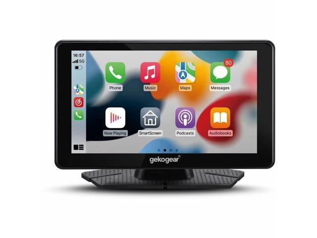 GekoGear Orbit C100 7-Inch Infotainment Car Display, Apple/Android Compatible