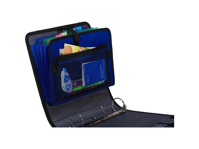Case It Premium Velcro Closure Binder 3 Rings 2' 11 x 8.5 Black S816BLACK