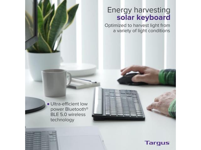 Targus Sustainable Ergonomic EcoSmart Keyboard AKB871US