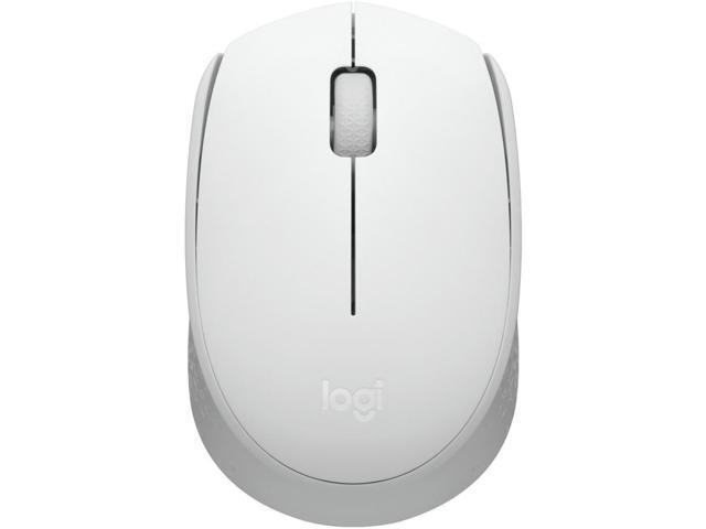 Logitech M170 Wireless Mouse for PC, Mac, Laptop, 2.4 GHz with USB Mini Receiver, Optical Tracking, 12-Months Battery Life, Ambidextrous - Off White