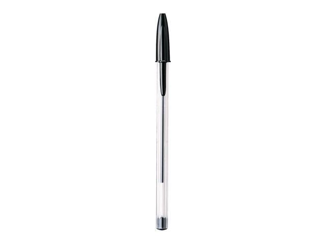 BIC Cristal Xtra Smooth Ballpoint Pen Stick Medium Black 500/Pack MS500E-BLK
