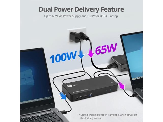 SIIG Dual Host USB-C KVM MST Docking Station