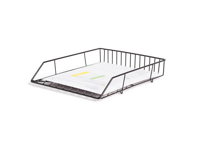 Vena Paper Tray 1 Section Holds 11' x 8.5' Sheets 10.04 x 12.44 x 2.01 Black 3840U0312