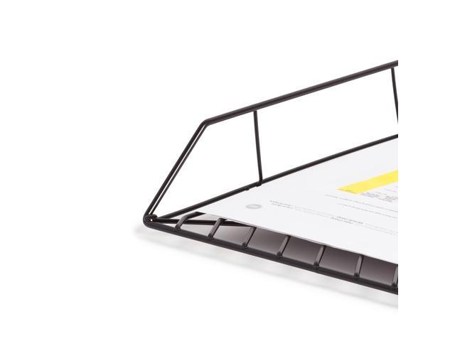 Vena Paper Tray 1 Section Holds 11' x 8.5' Sheets 10.04 x 12.44 x 2.01 Black 3840U0312