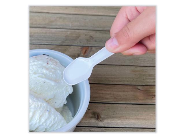 Boardwalk Heavyweight Polypropylene Cutlery Spoon White 3000/Carton