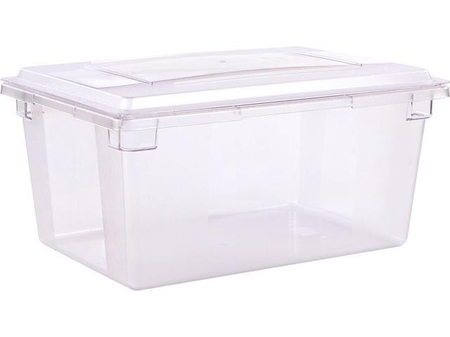 StorPlus Polycarbonate Food Storage Container 16.6 gal 18 x 26 x 12 Clear Plastic 1062307