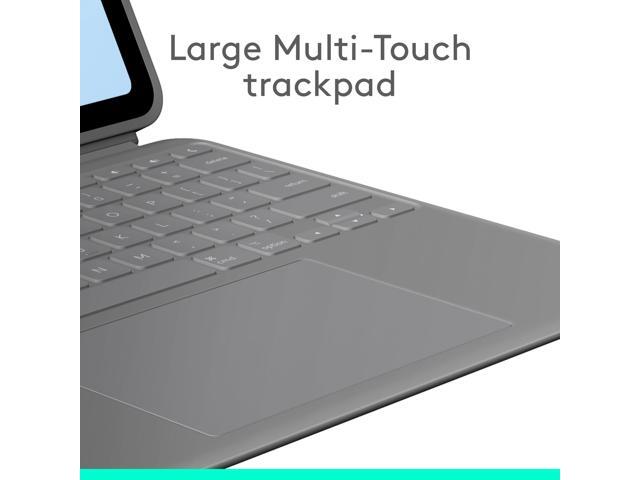 Logitech - Combo Touch iPad Air 13-inch - Latest Model (M2, M3 & M4), iPad Air (5th gen) Keyboard Case with Detachable Keyboard - Oxford Gray - image 5