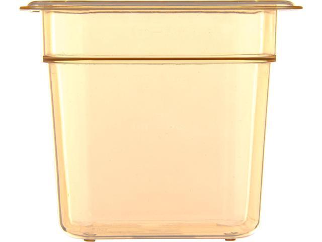 StorPlus High Heat Food Pan 2.5 qt 6.38 x 6.75 x 6 Amber Plastic 3088513