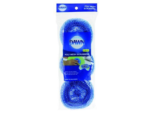 Poly Mesh Scrubbers Blue 3/Pack 437775