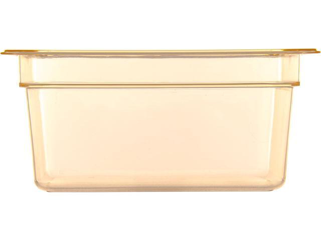 StorPlus High Heat Food Pan 8.7 qt 10.38 x 12.75 x 6 Amber Plastic 10422B13