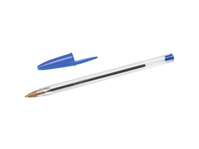 BIC Cristal Xtra Smooth Ballpoint Pen Stick Medium Blue 500/Pack MS500E-BLU