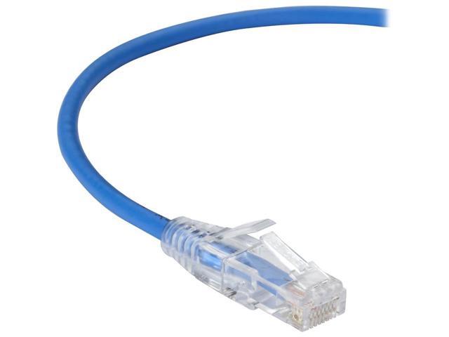 4FT BLUE CAT6A SLIM 28AWG PATCH