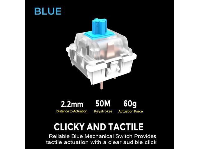 Adesso EasyTouch 670 Mechanical Keyboard with CoPilot AI Hotkey - Black - image 4