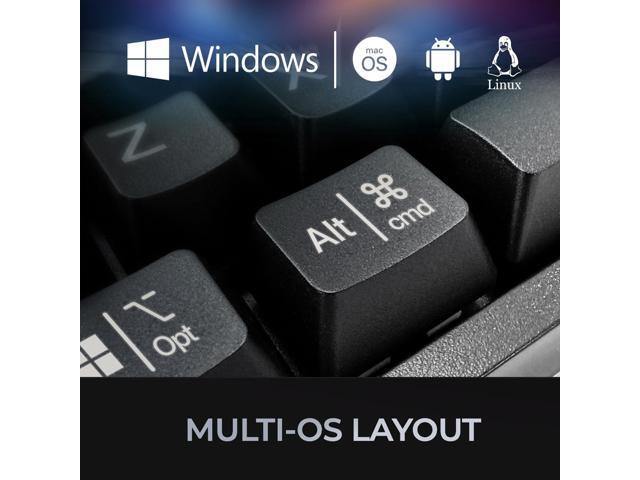 Adesso EasyTouch 670 Mechanical Keyboard with CoPilot AI Hotkey - Black - image 3