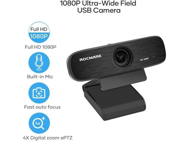 ROCWARE RC19 USB Camera with Built-in Privacy Shelter