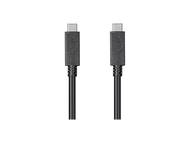 Monoprice USB C to USB C 3.1 Gen 1 Cable - 2 Meters (6.6 Feet) - Black Fast Charging, 5Gbps, 3A, 30AWG, Type C, Compatible with Xbox One / PS5 /.