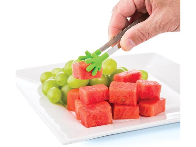 Prep Solutions by Progressive 'Handy' Tongs - Set of 2, Quality Silicone, Perfect for Appetizers and Snacks