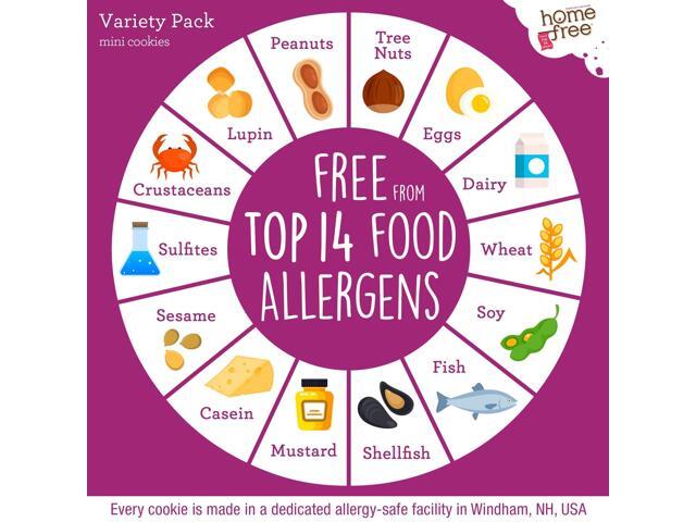 HomeFree Gluten Free Cookies Variety Pack 1.1 oz. 30/Carton (HMF01305)