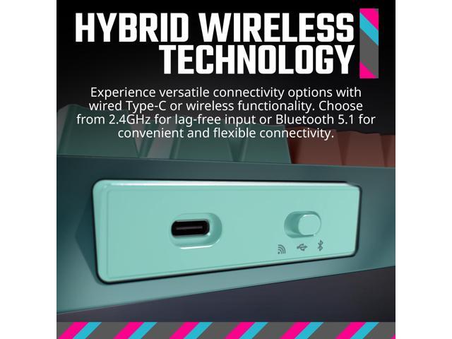 Cooler Master MK770 Wireless Mechanical RGB Gaming Keyboard with White Switch - Macaron - image 4