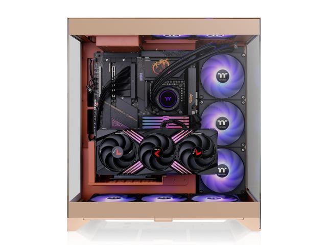 Thermaltake - CTE E550 TG Mid Tower ATX PC Case - Gravel Sand - image 11