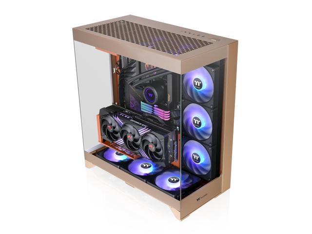 Thermaltake - CTE E550 TG Mid Tower ATX PC Case - Gravel Sand - image 12