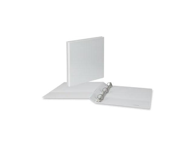 Universal Office Slant D-Ring View Binder 3 Rings 1' 8.5x11 White 12Ct 1147