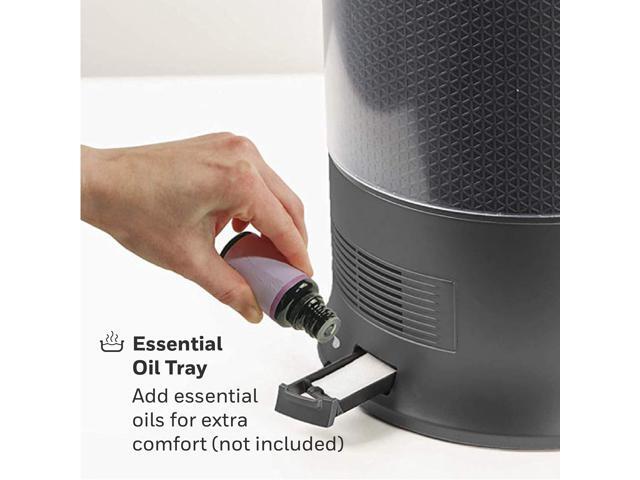 Honeywell Designer Series Cool Mist 1.25 gal Humidifier, Black HUL430B