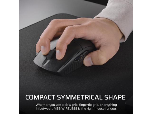 CORSAIR - M55 Wireless Optical Gaming Ambidextrous Mouse with Slipstream Technology - Wireless - Black - image 10
