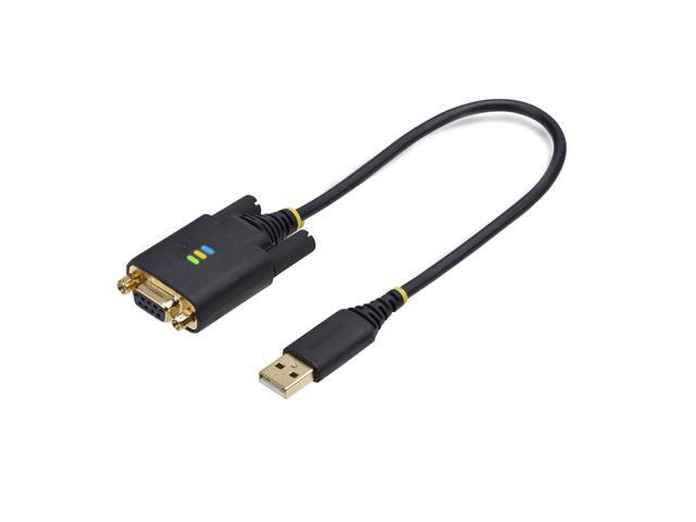 StarTech 1ft (30cm) USB to Null Modem Serial Adapter Cable 1P1FFCN-USB-SERIAL