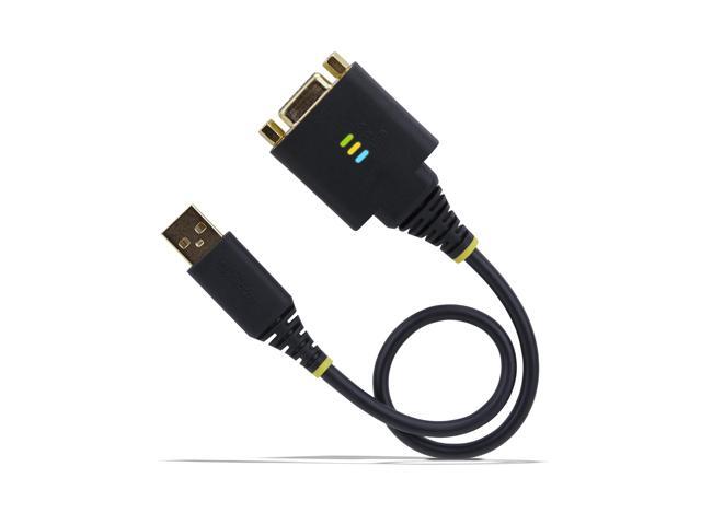 StarTech 1ft (30cm) USB to Null Modem Serial Adapter Cable 1P1FFCN-USB-SERIAL