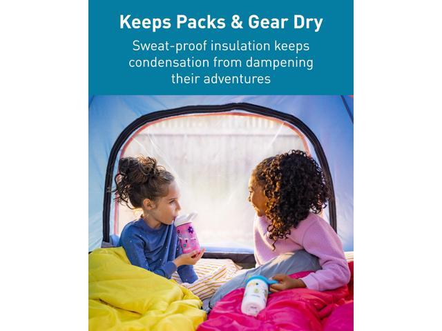 CamelBak Eddy + Kids Water Bottle, Biking Dogs Design, 12 oz, Multicolor, (2665107035)