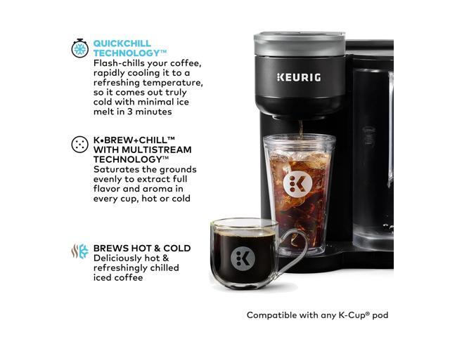 Keurig - K-Brew + Chill Iced or Hot K-Cup Coffee Maker with MultiStream and QuickChill Technology - Black - image 6