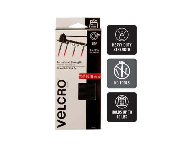 Industrial Strength Heavy-Duty Fastener 2' x 4 ft Black 2/Pack 90593