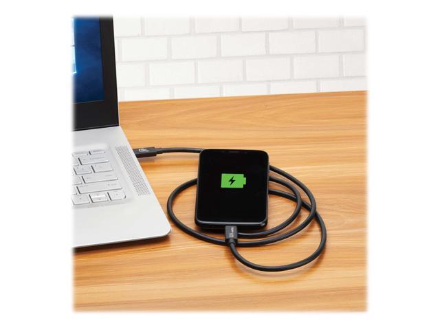 Tripp Lite USB4 40Gbps Cable (M/M) - USB-C, 8K 60 Hz, Black, 1.2m U521-1P2M-BK