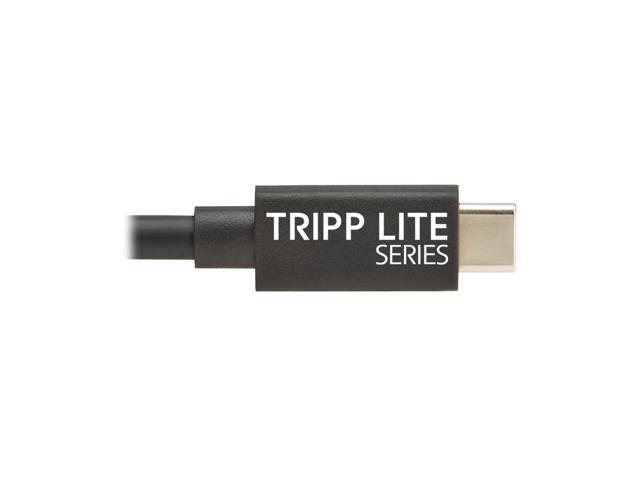 Tripp Lite USB4 40Gbps Cable (M/M) - USB-C, 8K 60 Hz, Black, 1.2m U521-1P2M-BK