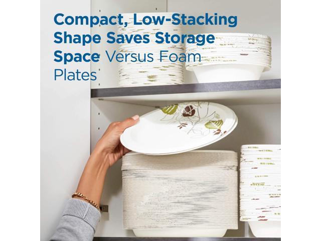 Dixie DIX SXP10W Heavy-Weight Paper Plates - 10' diameter - White - 125/Pack - 4 Packs/Carton