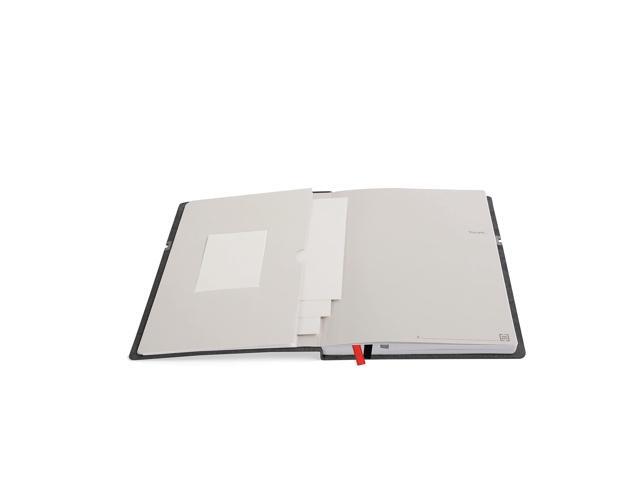 TruRed Large Mastery with Pocket Journal Narrow Rule Charcoal/Red 192 Sheets