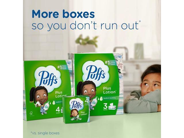 Plus Lotion Facial Tissue 2-Ply White 124 Sheets/Box 24 Boxes/Carton 80337535