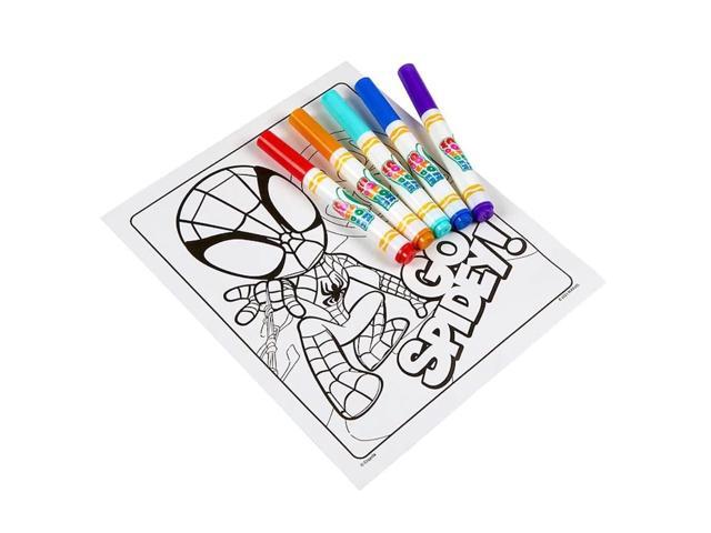 Spidey and His Amazing Friends Color Wonder Kit Includes Five Markers Ages 3 and Up 18 Pages 752784