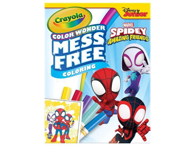 Spidey and His Amazing Friends Color Wonder Kit Includes Five Markers Ages 3 and Up 18 Pages 752784