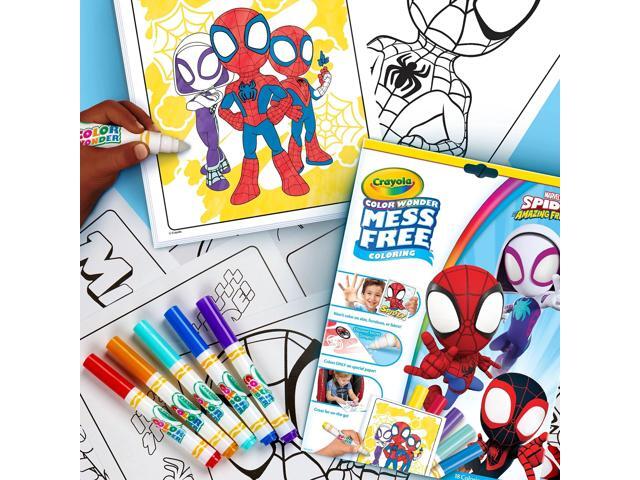 Spidey and His Amazing Friends Color Wonder Kit Includes Five Markers Ages 3 and Up 18 Pages 752784