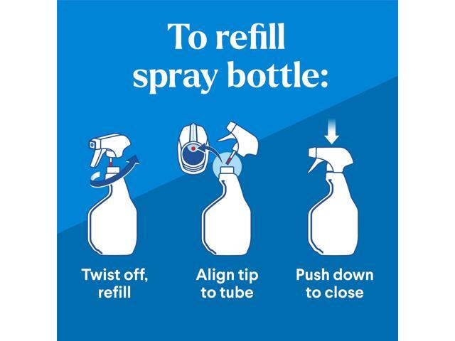 Clorox Pro EcoClean Disinfecting Cleaner Unscented 128 oz Refill Bottle 4/Carton 60094CT
