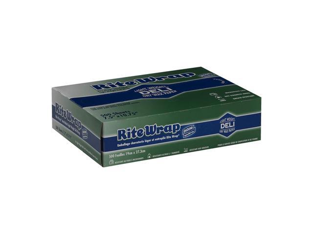 Dispens-A-Wax Waxed Deli Patty Paper 10.75 x 7.5 500/Box 12 Boxes/Carton RW86W