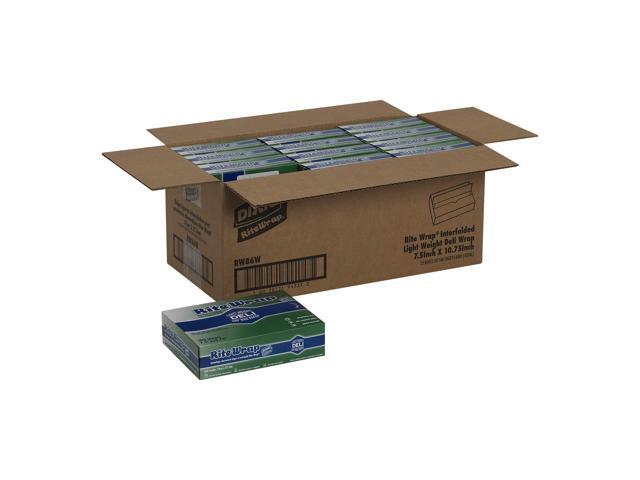 Dispens-A-Wax Waxed Deli Patty Paper 10.75 x 7.5 500/Box 12 Boxes/Carton RW86W