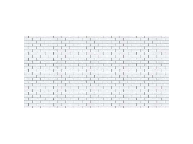 Pacon Fadeless Bulletin Board Art Paper Subway Tile 4x50ft White 1Ct P0057505